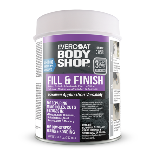 105012 - Pro-Grade Fiberglass Adhesive Fill and Finish