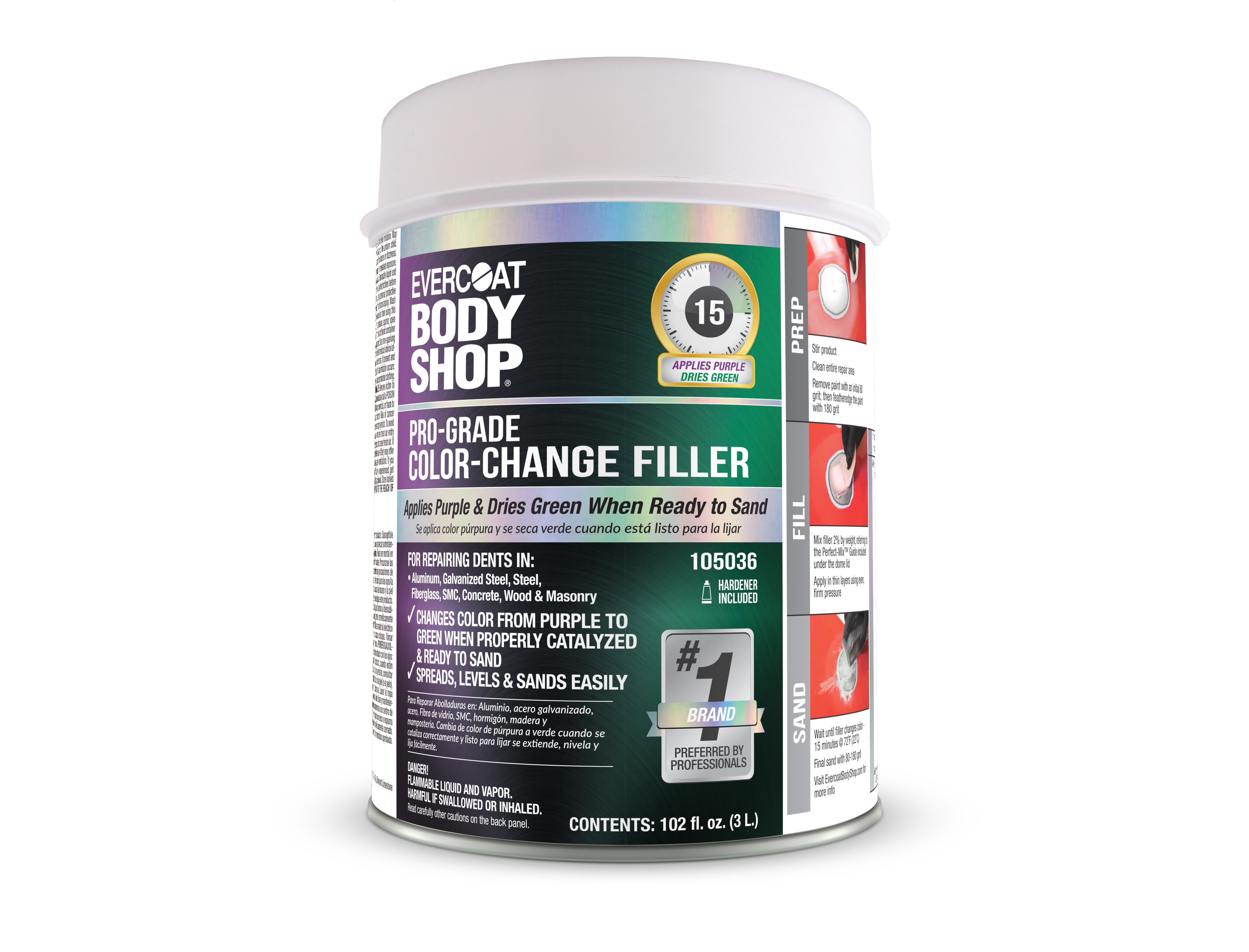 105036 - Pro-Grade Color-Change Filler 102 Fl. Oz.