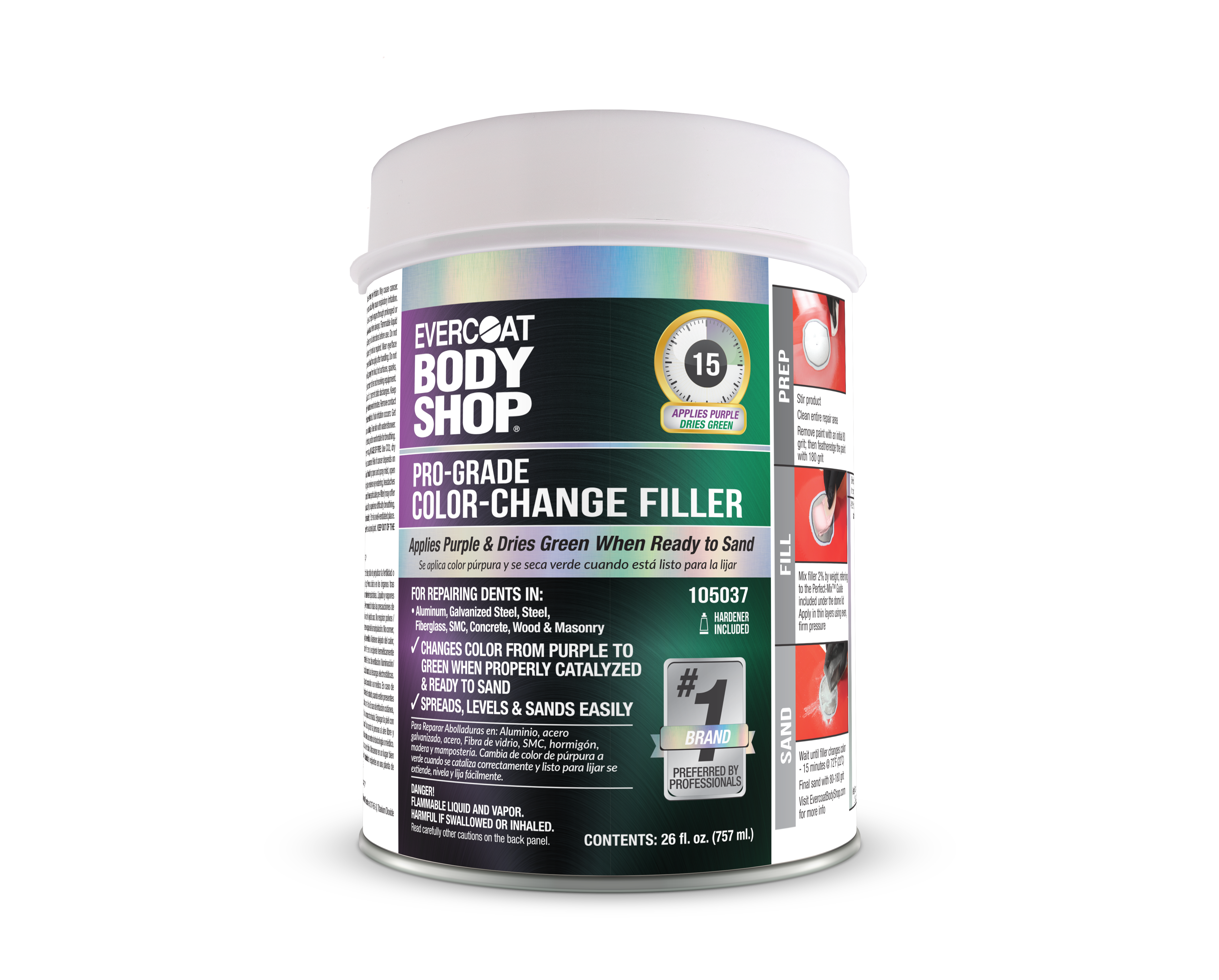 105037 - Pro-Grade Color-Change Filler 26 Oz.