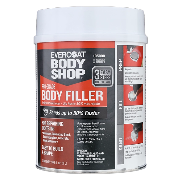 Fill Polyester Body Filler (incl. hardener) - Bulldog Abrasives