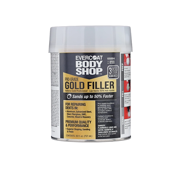 105004 – Pro-Grade Gold Body Filler 26oz