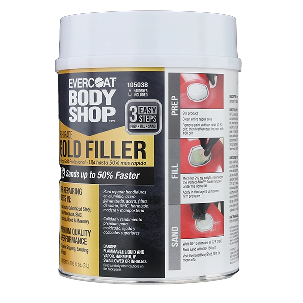 TP Tools® Gold Body Filler, Gallon - TP Tools & Equipment